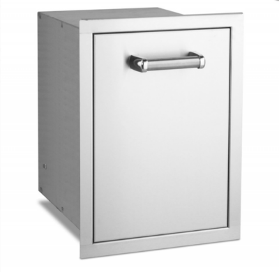 Fire Magic Premium Flush 14-Inch Trash Cabinet 53820TSC