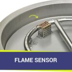 Heat Sensor for Round Fire Pit Pan