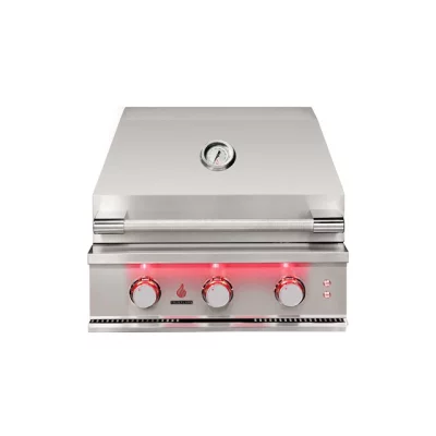 TrueFlame 25-Inch 3-Burner Built-In Gas Grill